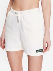 Ellesse Szorty sportowe Shanni SGR17948 Biały Regular Fit. Białe szorty sportowe Ellesse, bez wzorów, z bawełny, do biegania. Za 99.99 zł.