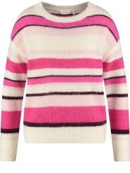 Gerry Weber Sweter w kolorze różowo-kremowym rozmiar: 42. Brązowe swetry Gerry Weber, bez wzorów, z wełny, bez ramiączek. Za 204.48 zł.