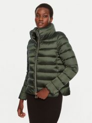Save The Duck Kurtka puchowa D30520W IRIS19 Zielony Regular Fit. Zielone kurtki Save the duck, bez wzorów, z puchu, bez kaptura. Za 749.99 zł.