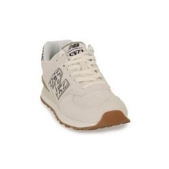 Buty do chodzenia damskie New Balance 574. Brązowe buty sportowe lifestyle New Balance, bez wzorów, z materiału, sportowe, bez zapięcia, New Balance 574. Za 736.00 zł.