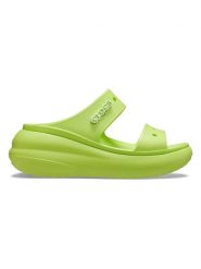 Crocs Klapki "Classic" w kolorze zielonym rozmiar: 41/42. Zielone klapki Crocs, bez wzorów, klasyczne, z otwartym noskiem, bez obcasa, bez zapięcia. Za 95.46 zł.
