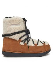 Kimberfeel Śniegowce Erica Brązowy. Brązowe śniegowce Kimberfeel, bez wzorów, ze skóry, bez zapięcia. Za 369.99 zł.