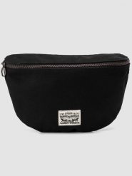 Levi's Saszetka w kolorze czarnym - 27 x 18 x 2,5 cm rozmiar: onesize. Czarne nerki i saszetki Levi's, bez wzorów, z bawełny, sportowe, bez dodatków. Za 106.38 zł.