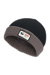 Czapka turystyczna Essential Beanie. Czarne czapki zimowe RAB, bez wzorów, z dzianiny, klasyczne. Za 104.49 zł.