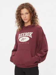 Reebok Bluza Classics Big Logo HZ8101 Czerwony Relaxed Fit. Czerwone bluzy Reebok, xl, bez wzorów, z bawełny, bez kaptura. Za 179.99 zł.