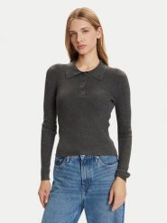 Vero Moda Sweter Siljerib 10336674 Szary Slim Fit. Szare swetry Vero Moda, xs, bez wzorów, z wiskozy, bez ramiączek. Za 139.99 zł.