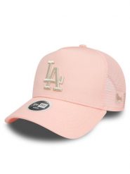 New Era Czapka z daszkiem Wmns Met Trucker La Dodgers 60503580 Różowy. Czerwone czapki z daszkiem New Era, bez wzorów, z materiału. Za 129.99 zł.