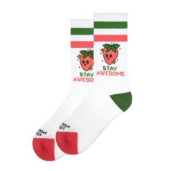 Skarpetki Calze American Skarpetki Stay Awesone. Białe skarpetki AMERICAN SOCKS, bez wzorów. Za 80.37 zł.