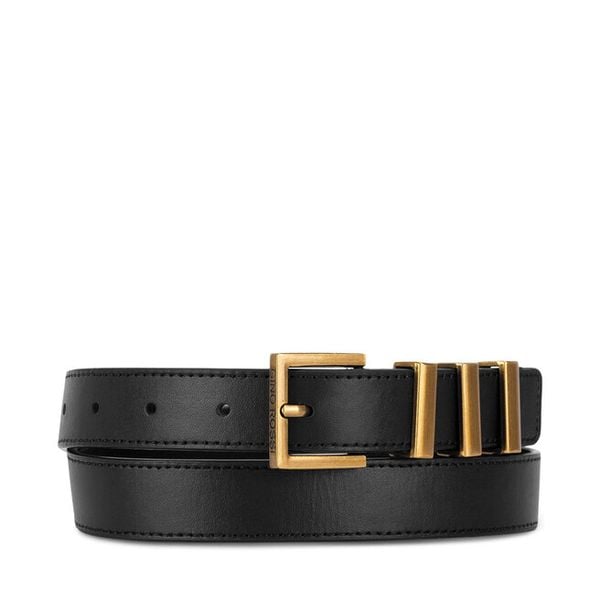 Pasek Damski GINO ROSSI. Czarne paski Gino Rossi, bez wzorów. Za 129.99 zł.