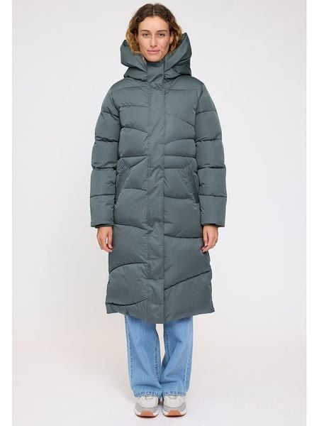 MAZINE Płaszcz zimowy w kolorze zielonym rozmiar: XS. Zielone płaszcze MAZINE, na zimę, xs, bez wzorów, z puchu, bez kaptura. Za 525.86 zł.