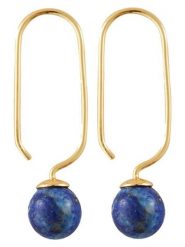 Design Letters Pozłacane kolczyki rozmiar: onesize. Niebieskie kolczyki Design Letters, pozłacane. Za 265.40 zł.