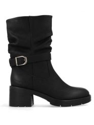 Wrangler Botki "Ashley" w kolorze czarnym rozmiar: 39. Czarne botki Wrangler, bez wzorów, eleganckie, bez obcasa, bez zapięcia. Za 239.95 zł.