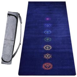 Mata do jogi Hi-tech 6mm +Wodoodporna torba, 3 materiały dla większej wygody1. Brązowe torby sportowe ACHAMANA, bez wzorów, z gumy, na ramię, małe. Za 486.00 zł.