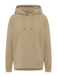 ELBSAND Bluza "Mathea" w kolorze szarobrązowym rozmiar: S. Brązowe bluzy ELBSAND, s, bez wzorów, bez ramiączek, z kapturem. Za 171.28 zł.