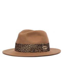 Kapelusz Liu Jo. Brązowe kapelusze Liu Jo, bez wzorów. Za 379.99 zł.