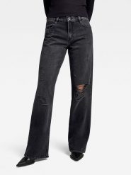 G-Star Dżinsy - Comfort fit - w kolorze antracytowym rozmiar: W26/L32. Czarne jeansy G-Star, l, z aplikacjami, retro. Za 162.49 zł.