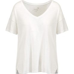 T-shirt JUVIA CO SLUB SHIRT V-NECK. Białe t-shirty Juvia, l, bez wzorów, z bawełny, klasyczne, bez kołnierzyka, bez ramiączek. Za 380.00 zł.