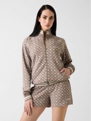 Guess Bluza V5YQ03 KB212 Brązowy jasny Regular Fit. Brązowe bluzy Guess, m, z aplikacjami, z syntetyku, bez ramiączek, bez kaptura. Za 434.99 zł.