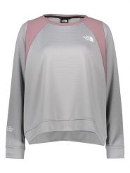The North Face Bluza polarowa "Plus" w kolorze szaro-jasnoróżowym rozmiar: 3X. Różowe bluzy bez kaptura The North Face, bez wzorów, z materiału. Za 149.31 zł.