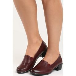 Bordowe Półbuty Comfort Level. Półbuty wsuwane marki Born2be. Za 69.99 zł.