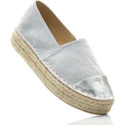 Espadryle z kolekcji Maite Kelly bonprix szary. Baleriny marki bonprix. Za 32.99 zł.