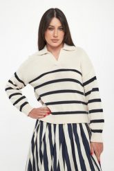 Sweter damski w paski Panfilo WEEKEND MAX MARA. Swetry Weekend Max Mara, xs, bez wzorów, bez ramiączek. Za 1,259.00 zł.
