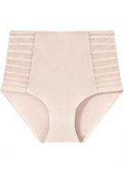 Figi shape, średni stopień modelowania sylwetki. Brązowe bielizna modelująca bonprix, bez wzorów, z bawełny. Za 72.99 zł.