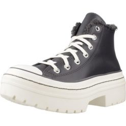 Buty CONVERSE CTAS LUGGED HEEL HI Niebieski. Niebieskie buty sportowe lifestyle Converse, bez wzorów, ze skóry, sportowe, bez zapięcia. Za 321.99 zł.
