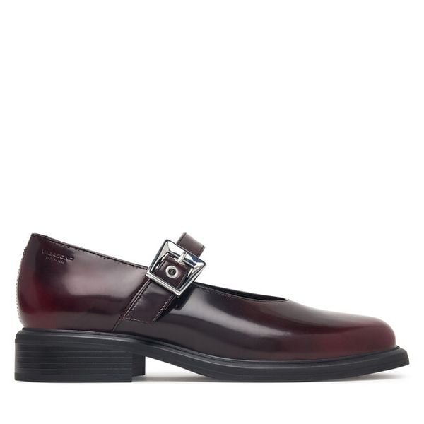 Półbuty Vagabond Shoemakers. Czerwone półbuty wsuwane Vagabond Shoemakers, bez wzorów, bez obcasa, na płaskiej podeszwie. Za 566.99 zł.