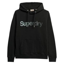 Bluza damska z kapturem Superdry Tonal Core. Czarne bluzy z kapturem Superdry, l, bez wzorów, z kapturem. Za 337.80 zł.