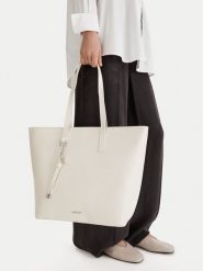 Lasocki Torebka CEO-LSK-X-002-09 Écru. Shopper bag Lasocki, bez wzorów, z materiału, bez dodatków. Za 199.99 zł.