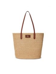 Lauren Ralph Lauren Torebka 431897486002 Beżowy. Brązowe torebki klasyczne Lauren Ralph Lauren, bez wzorów, z tworzywa sztucznego, bez dodatków. Za 769.99 zł.