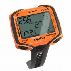 Komputer nurkowy QUAD 2. Brązowe, cyfrowe zegarki Mares. Za 1,252.36 zł.