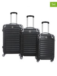 Geographical Norway 3-częściowy zestaw "Sourcing" w kolorze czarnym rozmiar: onesize. Czarne walizki Geographical Norway. Za 397.83 zł.