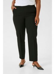 KAFFE curve Spodnie chino w kolorze czarnym rozmiar: 48. Czarne spodnie materiałowe KAFFE curve, bez wzorów, z materiału. Za 189.29 zł.