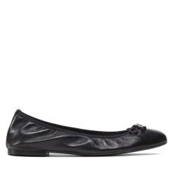 Baleriny Ted Baker. Czarne baleriny Ted Baker, bez wzorów, bez obcasa, bez zapięcia. Za 349.99 zł.