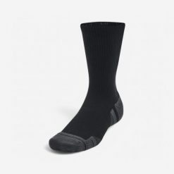 Skarpetki unisex Under Armour Performance Tech wysokie 3 pary. Brązowe skarpetki Under Armour, bez wzorów. Za 39.99 zł.