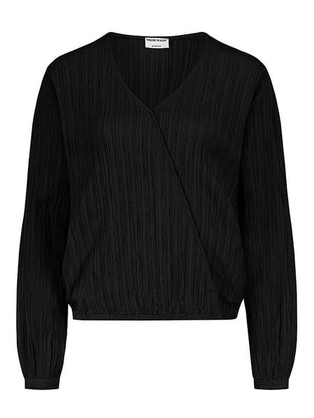 Sublevel Bluzka w kolorze czarnym rozmiar: S. Czarne bluzki Sublevel, s, bez wzorów, bez kołnierzyka, bez ramiączek. Za 78.47 zł.