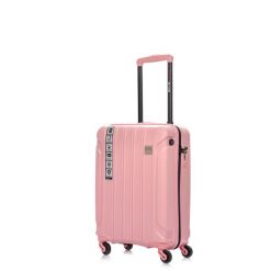 Walizka na kółkach SwissBags Tourist różowa - mała 40 l. Czerwone walizki małe. Za 399.00 zł.