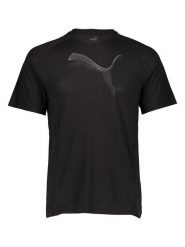 Puma Koszulka sportowa "Evostripe" w kolorze czarnym rozmiar: S. Czarne t-shirty sportowe Puma, s, bez wzorów, z materiału, bez ramiączek, outdoorowe. Za 87.81 zł.