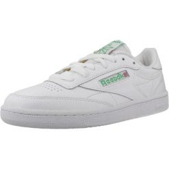 Buty REEBOK CLUB C 85 Biały. Białe buty treningowe Reebok, bez wzorów, ze skóry, bez zapięcia, trekkingowe, Reebok Club. Za 281.40 zł.