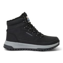 Buty trekkingowe damskie Regatta Sherbourne. Czarne buty trekkingowe Regatta, bez wzorów, bez zapięcia, trekkingowe. Za 404.00 zł.