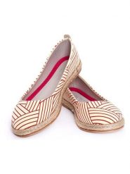 Goby Espadryle w kolorze kremowo-różowym rozmiar: 40. Brązowe espadryle Goby, bez wzorów, bez obcasa. Za 219.60 zł.
