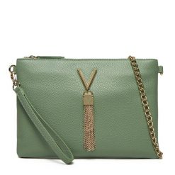 Torebka Valentino. Zielone kopertówki Valentino, bez wzorów, wizytowe, bez dodatków. Za 159.99 zł.
