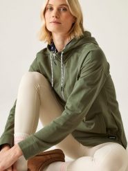 Regatta Bluza "Bayletta" w kolorze khaki rozmiar: 48. Brązowe bluzy Regatta, bez wzorów, z bawełny, bez ramiączek, bez kaptura. Za 91.56 zł.