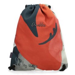 Worek damski Anekke, wykonany z lekkiego materiału tekstylnego z dekoracyjnym nadrukiem zamykany na ściągacz ze sznurkami, czerwony, 42474-002. Czerwone shopper bag Anekke, bez wzorów, eleganckie, z nadrukiem, bez dodatków. Za 119.00 zł.