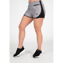 Alice Shorts - Szare Spodenki Damskie Gorilla Wear USA. Szare szorty GORILLA WEAR, bez wzorów. Za 139.00 zł.