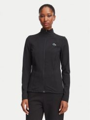 Lacoste Bluza techniczna SF0145 Czarny Slim Fit. Czarne bluzy bez kaptura Lacoste, bez wzorów, z syntetyku, bez kaptura, tenisowe. Za 364.99 zł.