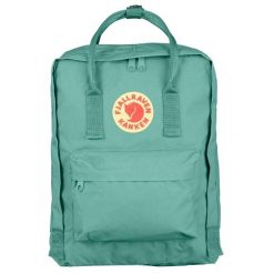 Plecak sportowo-turystyczny Kanken. Niebieskie plecaki Fjällräven, bez wzorów, bez dodatków. Za 359.99 zł.