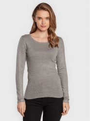 ICHI Sweter Mafa 20102553 Szary Regular Fit. Szare swetry ICHI, xl, bez wzorów, z wiskozy, bez ramiączek. Za 69.99 zł.